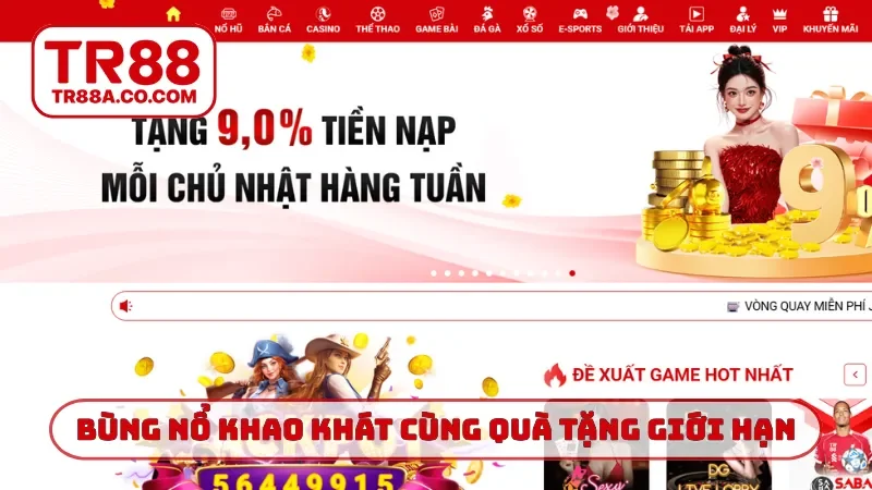 Bùng nổ khao khát cùng quà tặng giới hạn