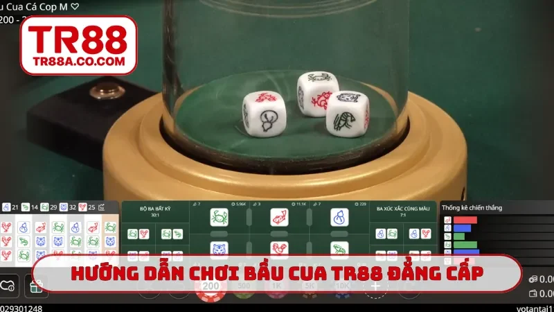 Hướng dẫn chơi bầu cua TR88 đẳng cấp